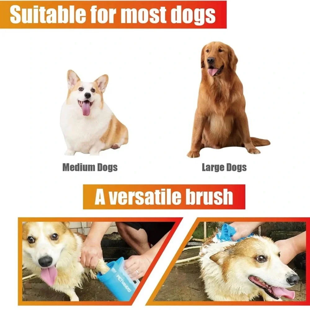 PETMINIXD Portable Pet Dog Paw Washer Cleaner